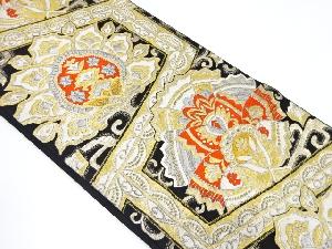 アンティーク　唐花模様織り出し袋帯（材料）